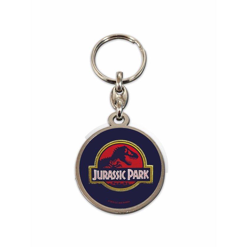 Llavero Redondo Logo Pelicula Jurassic Park Llavero Redondo Logo Pelicula Jurassic Park