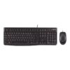 Logitech Desktop MK120 teclado Ratón incluido USB QWERTY Portugués Negro