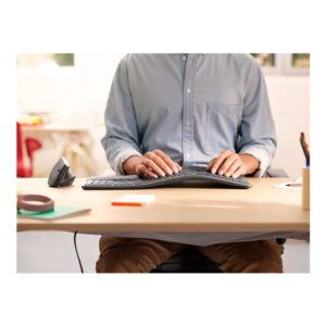 Logitech Ergo K860 teclado RF Wireless + Bluetooth Español Grafito Logitech Ergo K860 teclado RF Wireless + Bluetooth Español Grafito