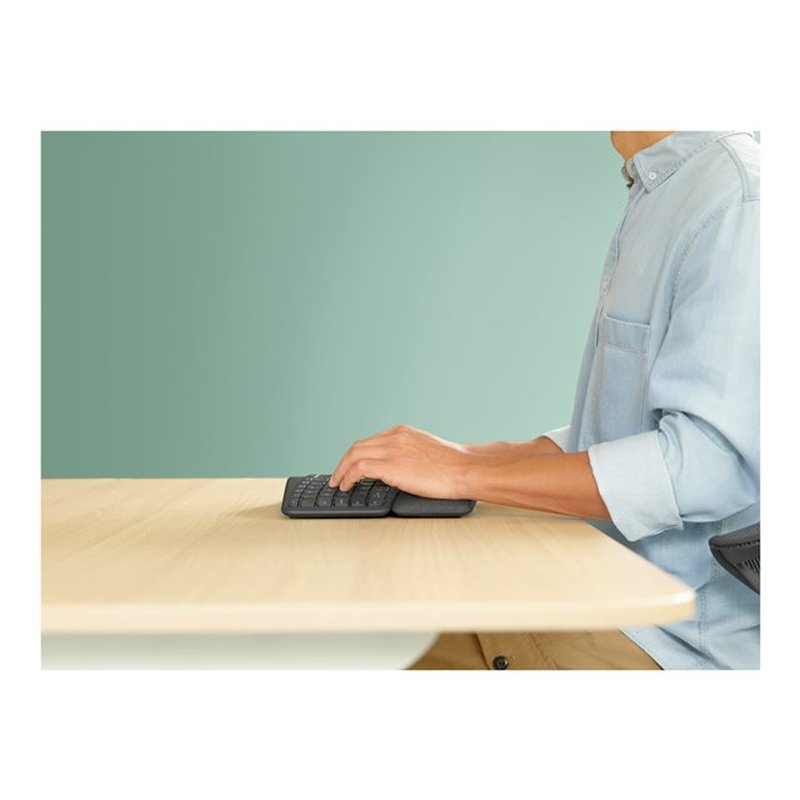 Logitech Ergo K860 teclado RF Wireless + Bluetooth Español Grafito Logitech Ergo K860 teclado RF Wireless + Bluetooth Español Grafito - Imagen 14