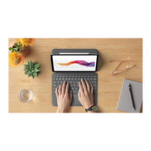 Logitech Folio Touch Gris Smart Connector QWERTZ Suizo Logitech Folio Touch Gris Smart Connector QWERTZ Suizo