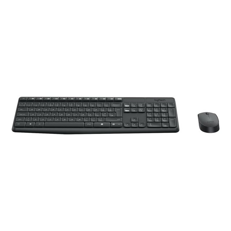 Logitech MK235 teclado Ratón incluido USB AZERTY Francés Gris - Imagen 2