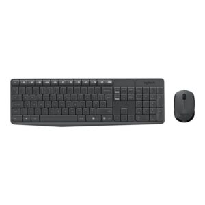 Logitech MK235 teclado Ratón incluido USB AZERTY Francés Gris
