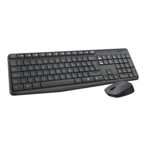 Logitech MK235 teclado Ratón incluido USB AZERTY Francés Gris
