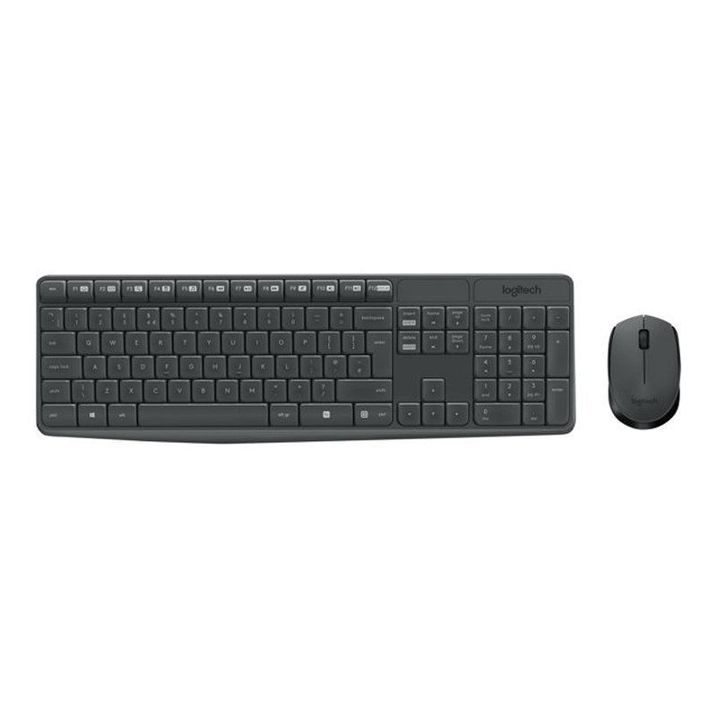 Logitech MK235 teclado Ratón incluido USB AZERTY Francés Gris - Imagen 6