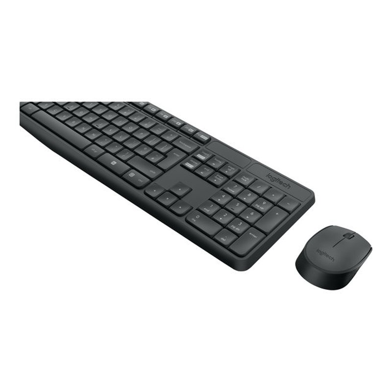 Logitech MK235 teclado Ratón incluido USB AZERTY Francés Gris - Imagen 9