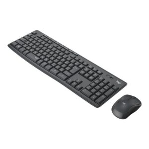Logitech MK295 Silent Wireless Combo teclado Ratón incluido USB QWERTY Español Grafito