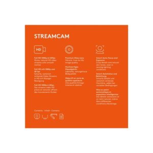 Logitech StreamСam cámara web 1920 x 1080 Pixeles USB 3.2 Gen 1 (3.1 Gen 1) Grafito