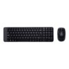 Logitech Wireless Combo MK220 teclado Ratón incluido USB Portugués Negro
