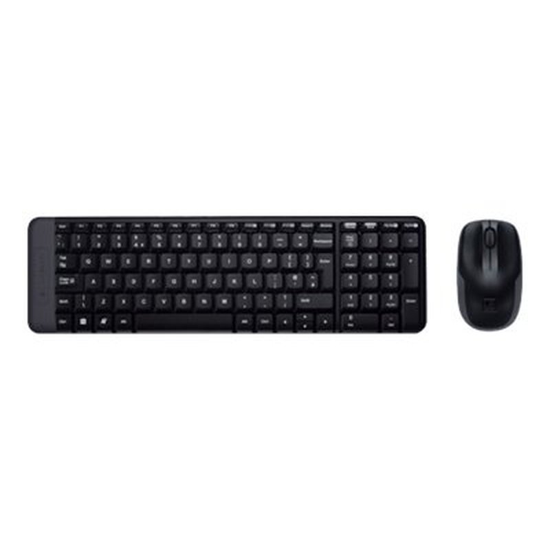 Logitech Wireless Combo MK220 teclado Ratón incluido USB Portugués Negro