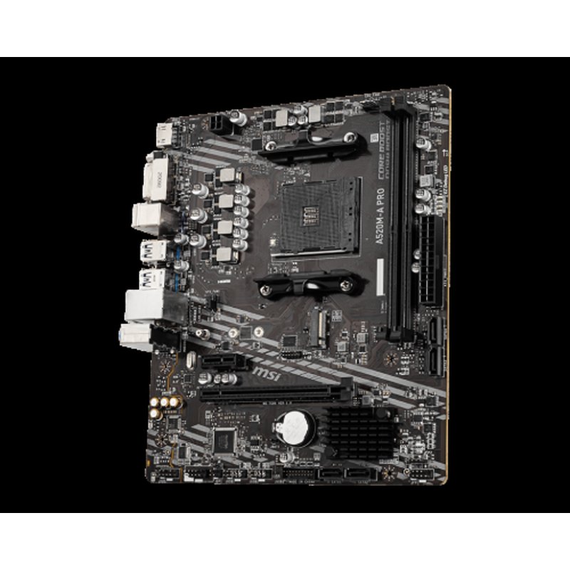 MSI A520M-A PRO placa base AMD A520 Zócalo AM4 micro ATX - Imagen 2
