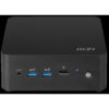 MSI CUBI NUC 1MG-237BEU PC/estación de trabajo barebone 0.84L sized PC Negro 150U Intel® SoC