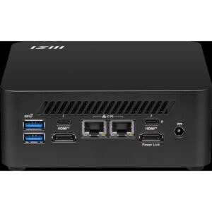 MSI CUBI NUC 1MG-238BEU PC/estación de trabajo barebone 0.84L sized PC Negro 120U Intel® SoC