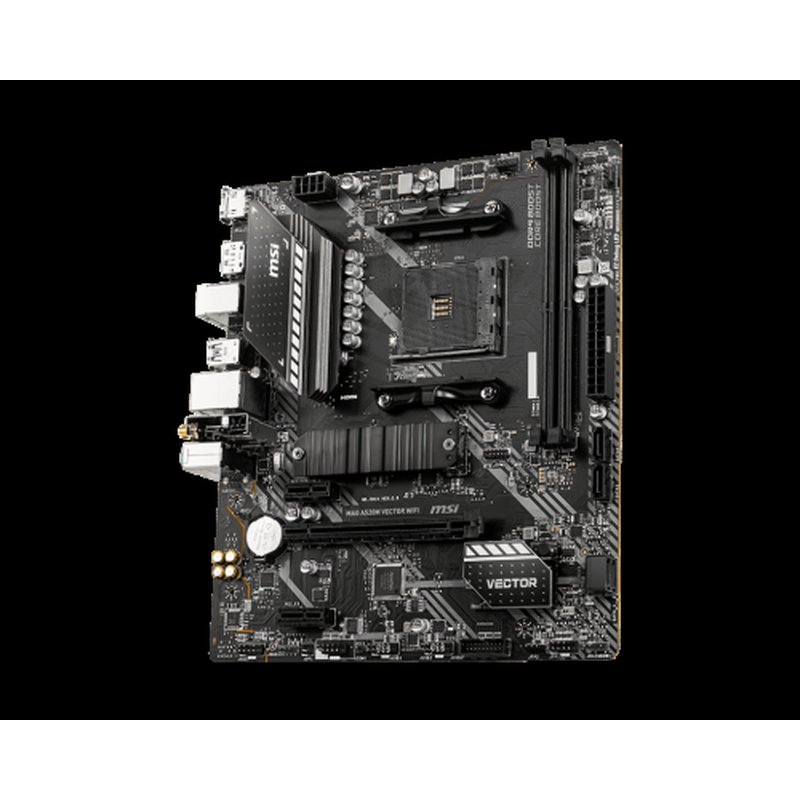 MSI MAG A520M VECTOR WIFI placa base AMD A520 Zócalo AM4 micro ATX - Imagen 2
