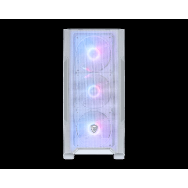 MSI MAG FORGE M100R Midi Tower Transparente, Blanco MSI MAG FORGE M100R Midi Tower Transparente, Blanco - Imagen 2