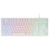 Mars Gaming MK023, Teclado Gaming TKL, Tecnología Híbrida H-Mech, Iluminación FRGB Rainbow, Anti-ghosting, Compatibilidad Universal, Blanco, Idioma Español Mars Gaming MK023, Teclado Gaming TKL, Tecnología Híbrida H-Mech, Iluminación FRGB Rainbow, Anti-ghosting, Compatibilidad Universal, Blanco, Idioma Español