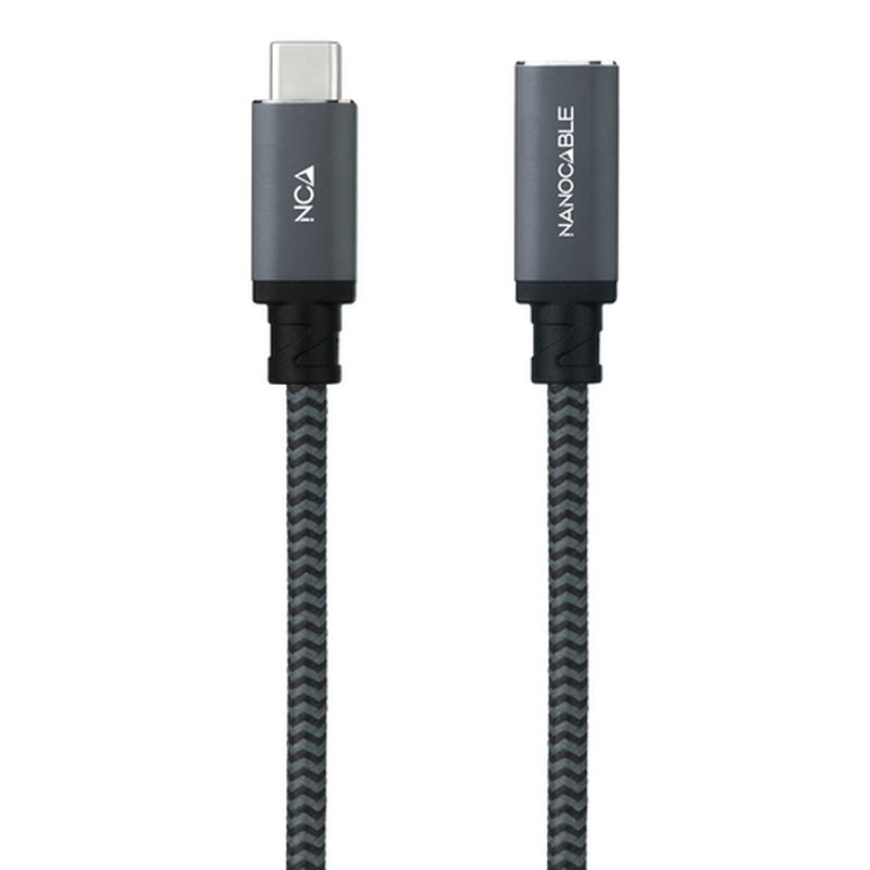 Nanocable 10.01.4502-COMB cable USB USB 3.2 Gen 2x2 2 m USB C Negro - Imagen 2