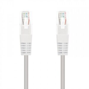 Alternative view of Nanocable CABLE RED LATIGUILLO RJ45 CAT.6 UTP AWG24, BLANCO, 1.0 M
