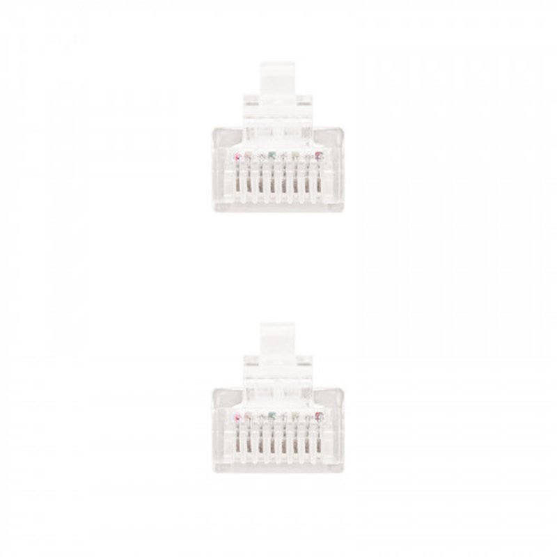 Nanocable CABLE RED LATIGUILLO RJ45 CAT.6 UTP AWG24, BLANCO, 1.0 M - Imagen 3
