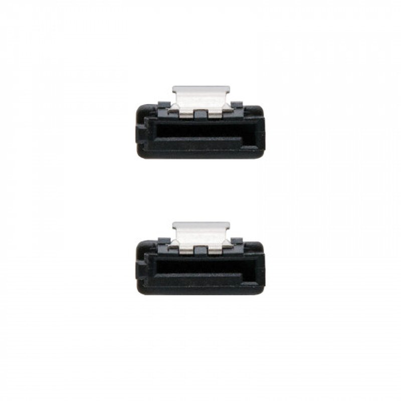 Nanocable CABLE SATA III DATOS 6G CON ANCLAJES, NEGRO, 0.5 M - Imagen 4