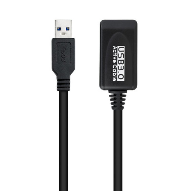 Nanocable Cable USB 3.0 prolongador con amplificador, tipo A/M-A/H, 5m Nanocable Cable USB 3.0 prolongador con amplificador, tipo A/M-A/H, 5m - Imagen 2