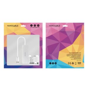Nanocable Hub USB-A 3.0. a 4xUSB3.0, USB-A/M-USB 3.0/H, Aluminio, Color Plata, 18 cm Nanocable Hub USB-A 3.0. a 4xUSB3.0, USB-A/M-USB 3.0/H, Aluminio, Color Plata, 18 cm