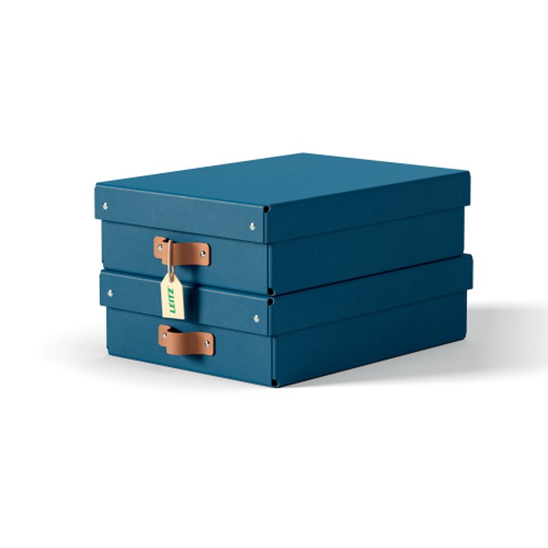 Leitz 61480068 archivador organizador Cartón Azul Leitz 61480068 archivador organizador Cartón Azul