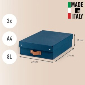 Leitz 61480068 archivador organizador Cartón Azul Leitz 61480068 archivador organizador Cartón Azul