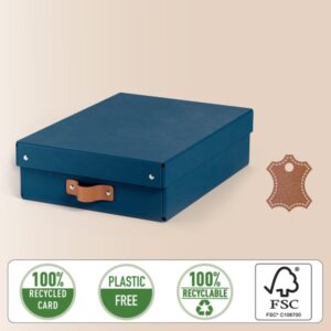 Leitz 61480068 archivador organizador Cartón Azul Leitz 61480068 archivador organizador Cartón Azul