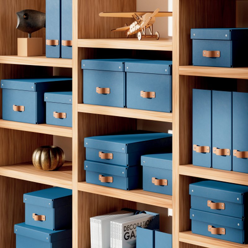 Leitz 61490068 archivador organizador Cartón Azul Leitz 61490068 archivador organizador Cartón Azul - Imagen 2