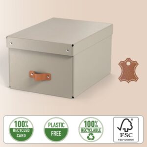 Leitz 61490012 archivador organizador Cartón Gris Leitz 61490012 archivador organizador Cartón Gris