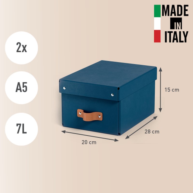 Leitz 61470068 archivador organizador Cartón Azul Leitz 61470068 archivador organizador Cartón Azul - Imagen 3