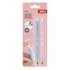 PACK 2 LAPICES RETRACTIL INFINITO AZUL/ROSA APLI 20066