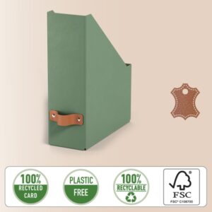 Leitz 24710050 estante para revistas Cartón Verde