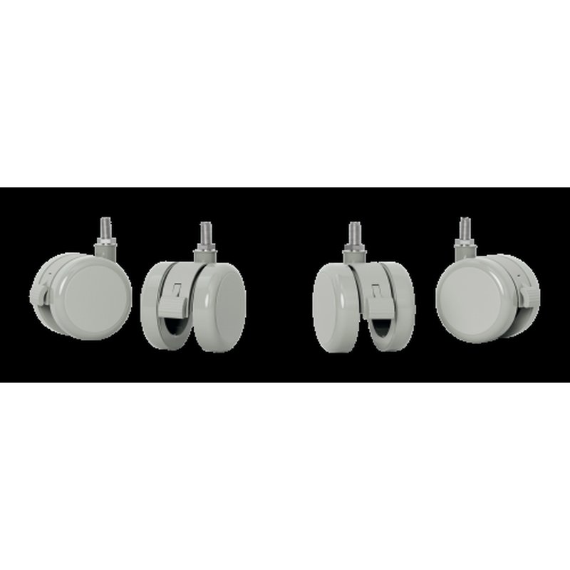 PACK DE 4 RUEDAS PARA MESA ELÉCTRICA COLOR GRIS LEITZ 53740085 PACK DE 4 RUEDAS PARA MESA ELÉCTRICA COLOR GRIS LEITZ 53740085