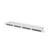 PATCH PANEL LANBERG CAT.6 UTP 24 PUERTOS 0.5U RACK 19 GRIS