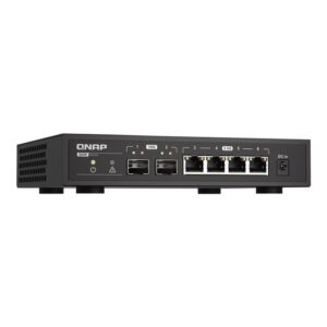 QNAP QSW-2104-2S switch No administrado 2.5G Ethernet Negro QNAP QSW-2104-2S switch No administrado 2.5G Ethernet Negro