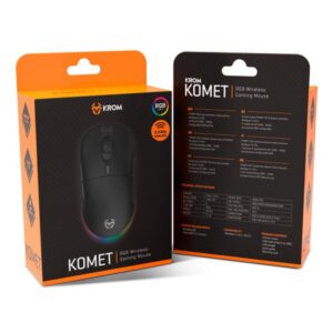 RATON KROM KOMET GAMING RGB WIRELESS NEGRO