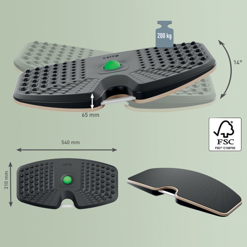 BALANCE BOARD ERGO COLOR GRIS OSCURO LEITZ 65870089 BALANCE BOARD ERGO COLOR GRIS OSCURO LEITZ 65870089 - Imagen 6