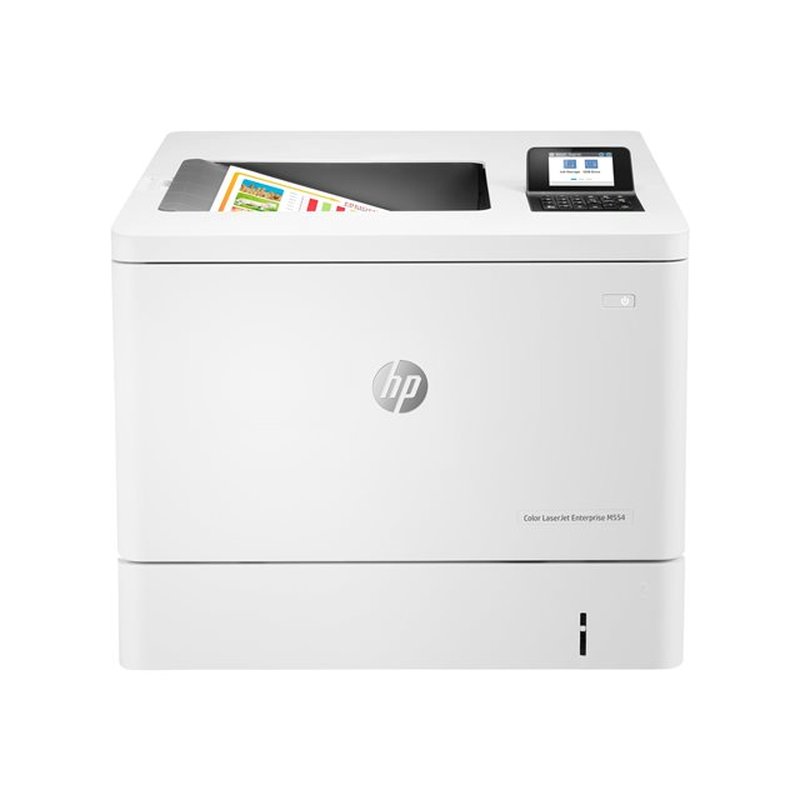 Reacondicionado | HP Color LaserJet Enterprise Impresora M554dn, Estampado, Impresión desde USB frontal; Impresión a dos caras - Imagen 2