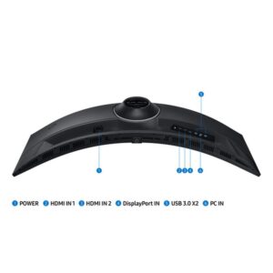 Reacondicionado | Samsung Odyssey G9 G95C pantalla para PC 124,5 cm (49") 5120 x 1440 Pixeles Dual QHD LED Negro