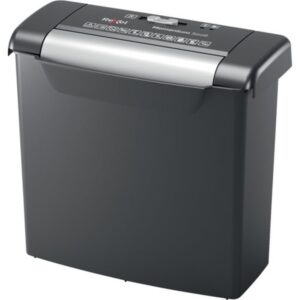 Rexel Momentum S206 triturador de papel Corte en tiras 72 dB Negro, Gris
