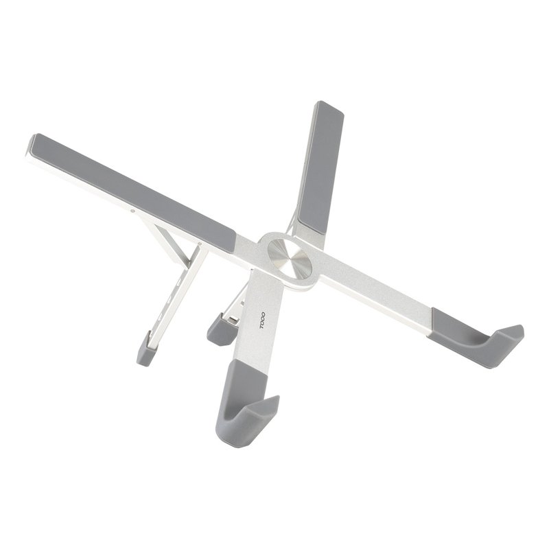TooQ Soporte elevador plegable de aluminio para portátiles, Plata TooQ Soporte elevador plegable de aluminio para portátiles, Plata