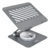 TooQ Soporte Elevador con rotación 360° y ajustable, para dispositivos de hasta 13”, Color Gris Oscuro TooQ Soporte Elevador con rotación 360° y ajustable, para dispositivos de hasta 13”, Color Gris Oscuro