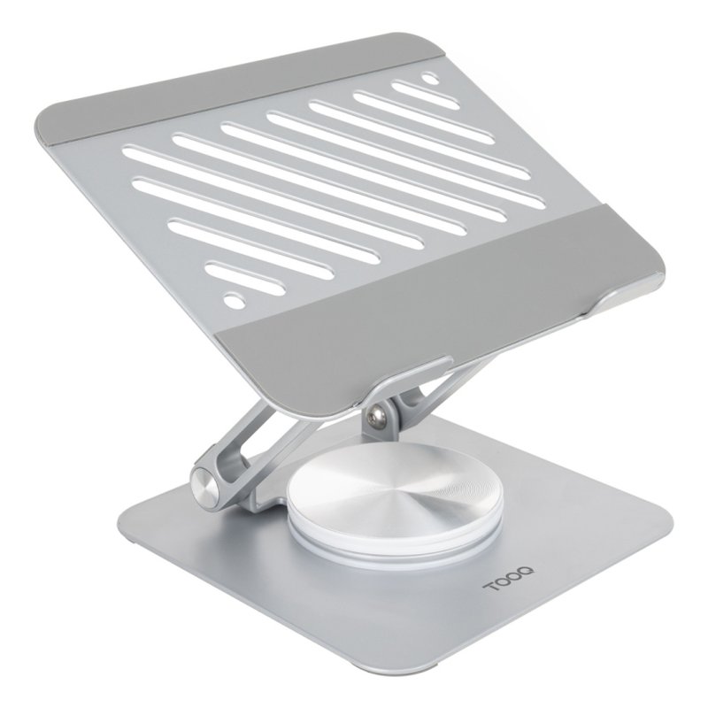 TooQ Soporte de Sobremesa con rotación 360° y ajustable para dispositivos de hasta 13”, Color Plata TooQ Soporte de Sobremesa con rotación 360° y ajustable para dispositivos de hasta 13”, Color Plata
