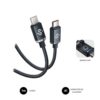 SUBBLIM CABLE OPTIMUS 60W C-C 1m BLACK