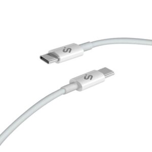 SUBBLIM CABLE PLUS 100W C-C 2m WHITE