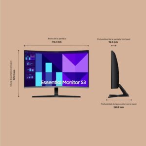 Samsung Monitor Essential 32" S3(S39GD) IPS vision 178º 100Hz Samsung Monitor Essential 32" S3(S39GD) IPS vision 178º 100Hz