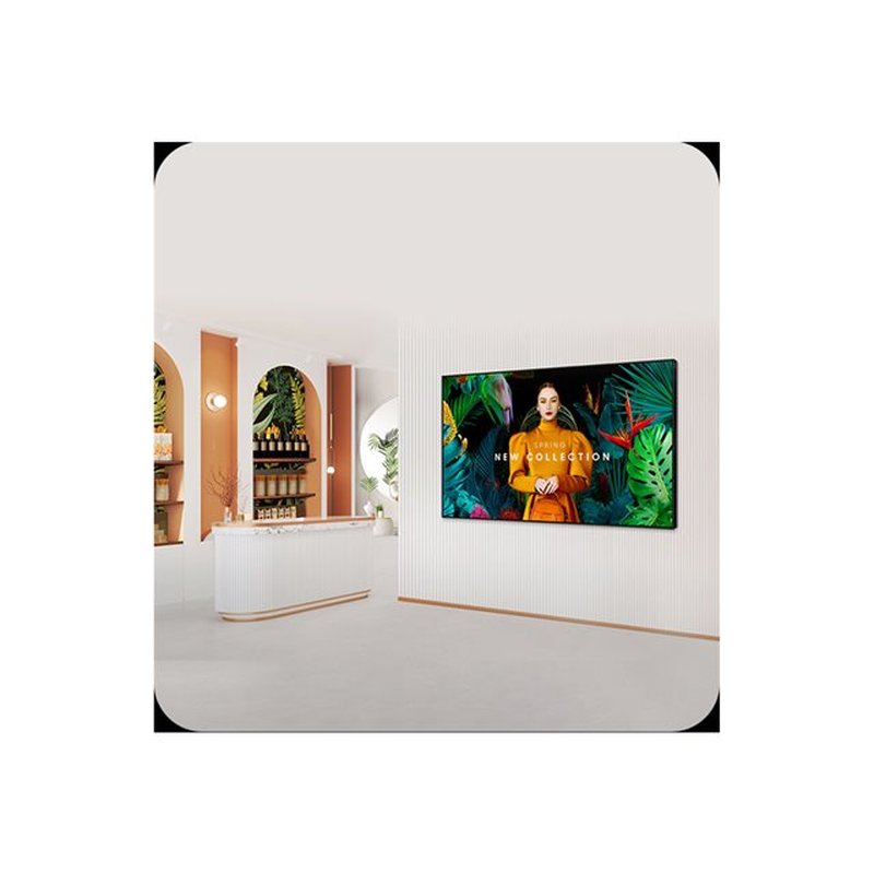 Samsung QMC Pantalla plana para señalización digital 109,2 cm (43") Wifi 500 cd / m² 4K Ultra HD Negro Procesador incorporado Tizen 24/7