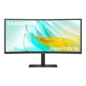 Samsung ViewFinity S6 S65UC pantalla para PC 86,4 cm (34") 3440 x 1440 Pixeles UltraWide Quad HD LCD Negro